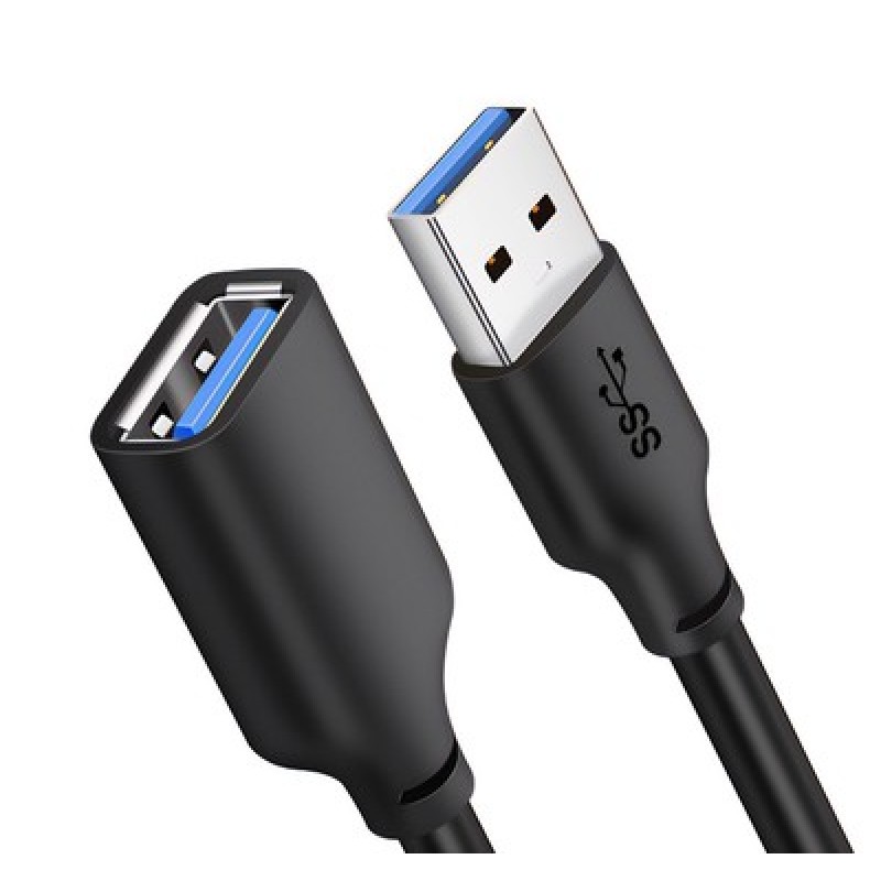 CABLETIME CABLETIME καλώδιο προέκτασης USB CT-C160-U3-AMAFN, 5Gbps, 1m, μαύρο