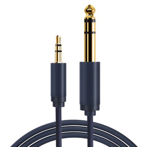 CABLETIME CABLETIME καλώδιο ήχου 3.5mm σε 6.3mm CT-AV321-H11G, 1.8m, μαύρο