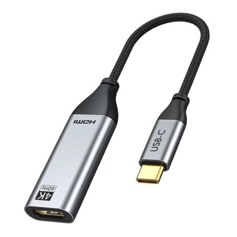 CABLETIME CABLETIME αντάπτορας USB-C σε HDMI CT-C160-PU31-CMHDFN1, 4K/60Hz, 0.15m, μαύρος