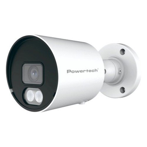 Powertech POWERTECH υβριδική κάμερα CCTV PT-1583 με μικρόφωνο & Full Color λειτουργία, 5MP, 2.8mm, IP67