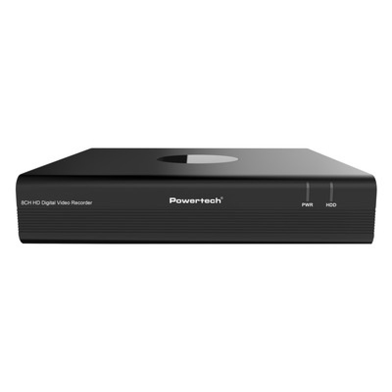 Powertech POWERTECH XVR υβριδικό καταγραφικό PT-1596, 5MP, H.264/H.265, 8 κανάλια