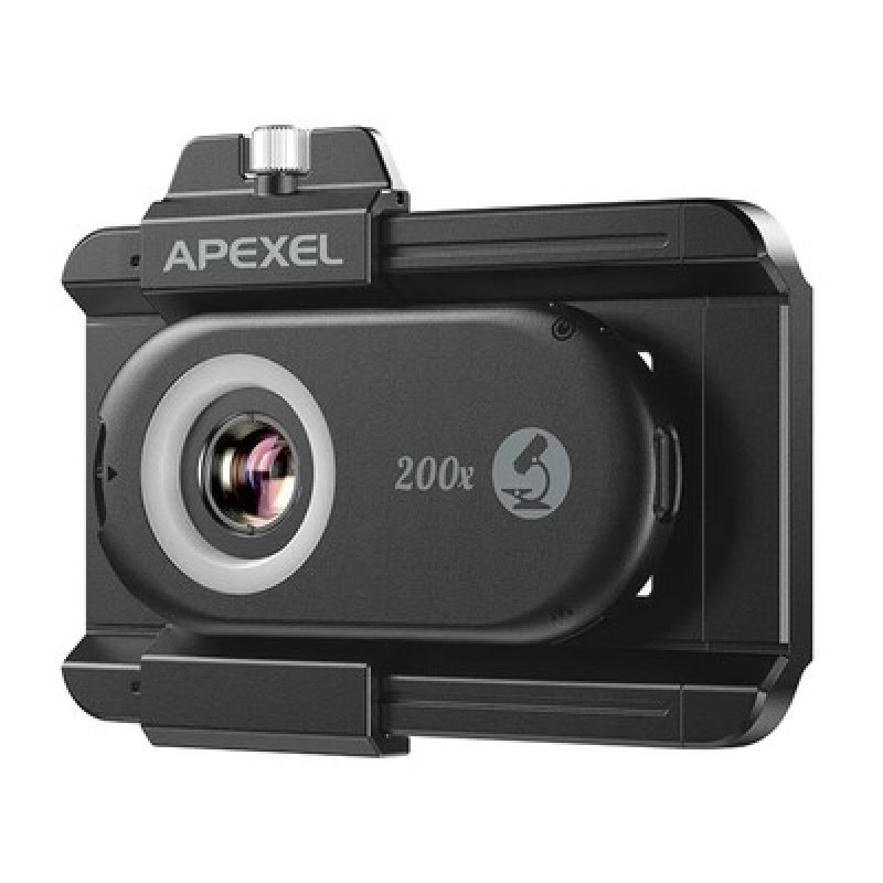 APEXEL APEXEL φακός μικροσκόπιο για smartphone APL-MS200, 200x zoom, LED/UV