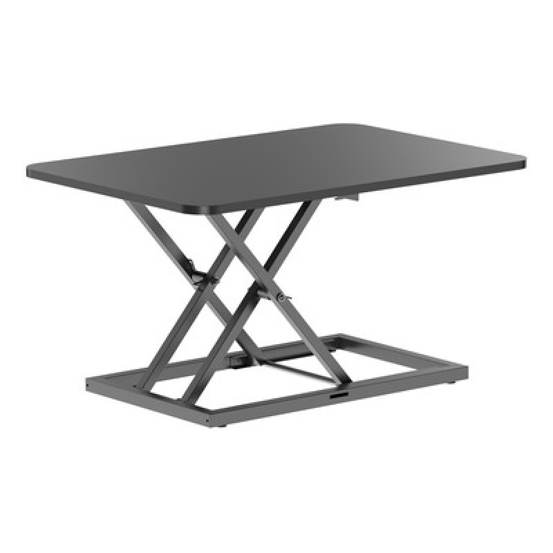 Powertech POWERTECH επιτραπέζιος σταθμός εργασίας PT-1663 με ρυθμιζόμενο ύψος, 790x540x62-420mm, μαύρος