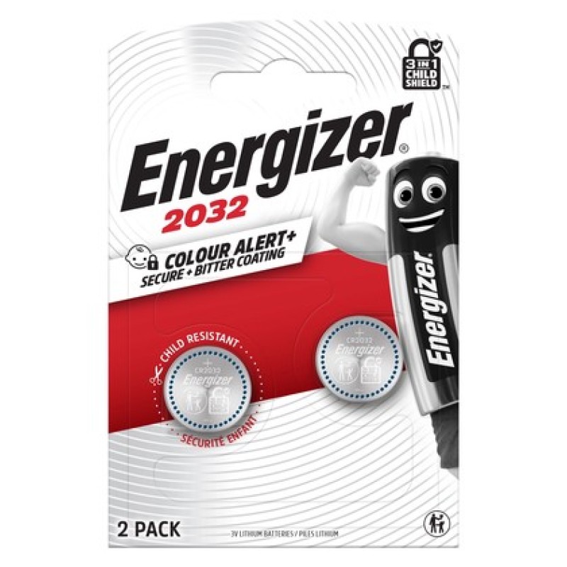 Energizer ENERGIZER μπαταρία λιθίου, CR2032, 3V, 2τμχ