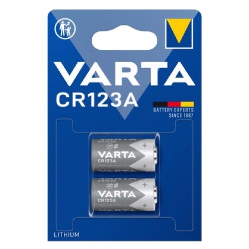 Varta VARTA μπαταρία λιθίου CR123A, 3V, 2τμχ